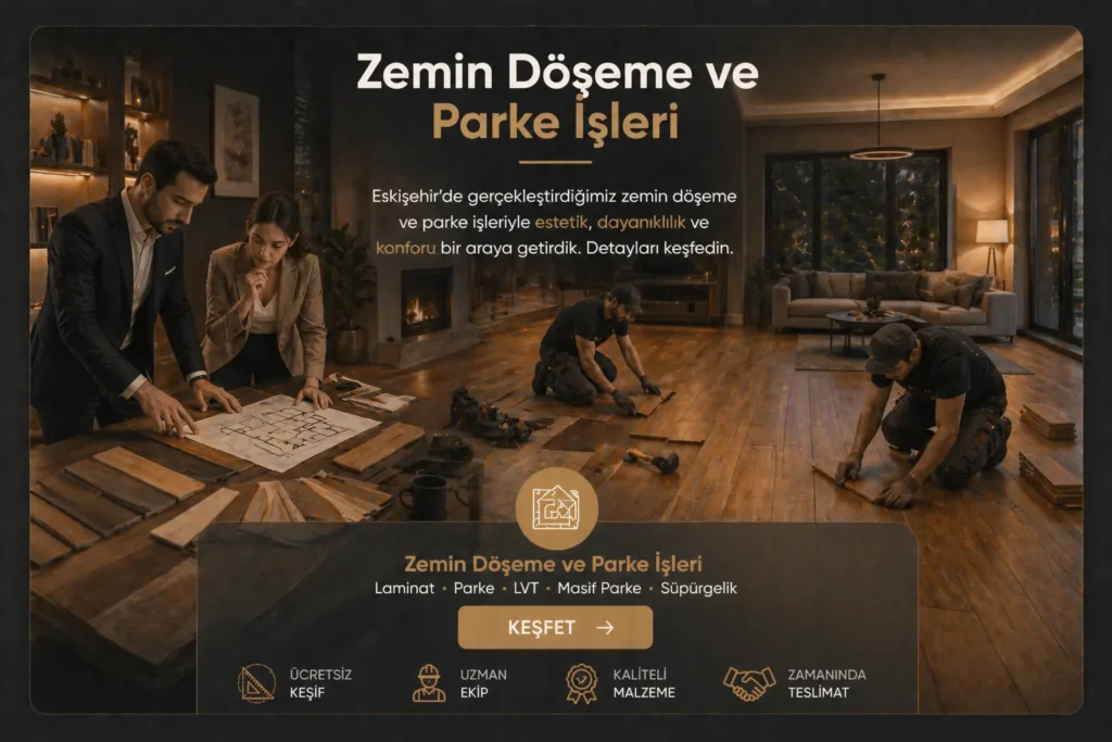 Zemin Döşeme ve Parke İşleri