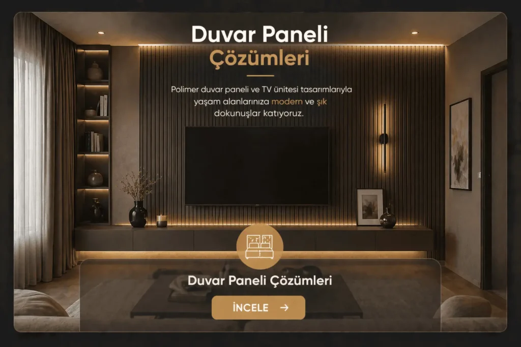 Eskişehir Duvar Paneli ve Dekoratif Duvar Kaplama Çözümleri